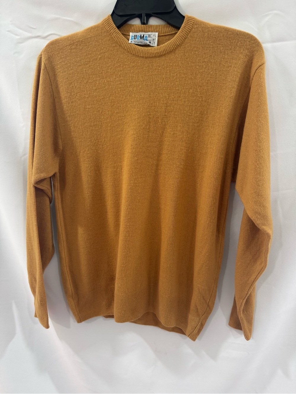 Men’s Crewneck Sweater in Camel Brown